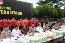 Polda Sumut sita 191,692 kilogram  sabu-sabu Februari-April 2025