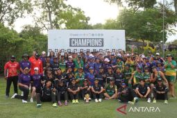 Timnas cricket  putri Indonesia juara Kartini T20 Bali