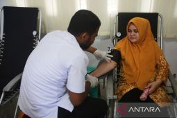 FOTO - Donor darah di Lapas Banda Aceh