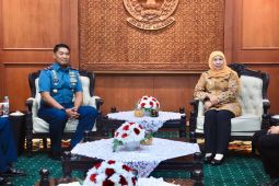 Khofifah sambut baik dukungan Lantamal V untuk kedaulatan pangan Jatim