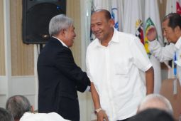 Ketua KONI Langkat Syah Afandin hadiri Musorprov Sumut