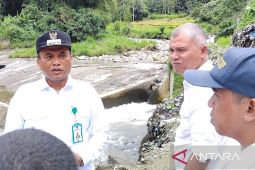 Pemkot Padangsidimpuan bersama Pemprovsu cek bendungan Ujung Gurap pastikan irigasi sawah