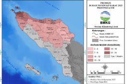 BMKG sebut Aceh akan alami hujan lebat sementara sebagian lain kemarau panjang pada April