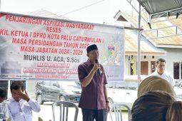 Reses Wakil Ketua I DPRD Palu warga minta perbaikan drainase di Kelurahan Pengawu