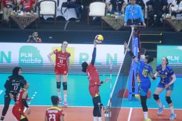 Proliga 2025: Jakarta Pertamina bekuk Electric PLN dalam awal final four