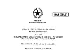 Politik sepekan, UU TNI sampai Jokowi soal menunjukkan ijazahnya