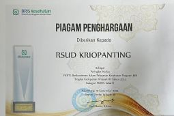 RSUD Kriopanting Payung terima penghargaan FKRTL tahun 2024