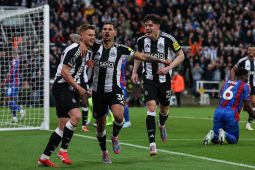 Newcastle United ke peringkat tiga klasemen Liga Inggris setelah libas Ipswich Town 3-0