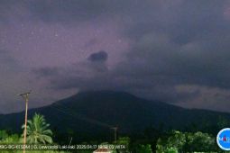 Gunung Lewotobi Laki-laki erupsi satu kali pada Kamis malam