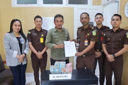 Kejari terima pengembalian kerugian negara dari KONI Rp368 juta
