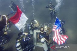 TNI AL napak tilas selami bangkai kapal di Tulamben