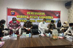 Polda Kalteng berhasil ungkap tujuh kasus penyalahgunaan narkotika