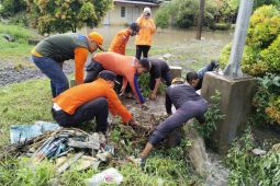Penyumbatan drainase jadi penyebab terjadinya banjir di Lampung Selatan
