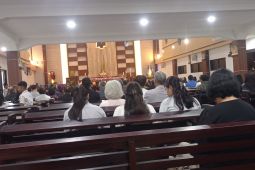 Gereja Katolik Lebak gelar misa doakan mendiang Paus Fransiskus