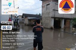 BPBD Pangkalpinang keluarkan peringatan dini hujan ekstrem