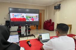Kemenkum Malut Sampaikan Rekomendasi Peserta PJA secara daring di Halsel