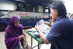 PT Timah berikan layanan kesehatan gratis di dua desa Pulau Belitung