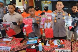 Polres Magetan tangkap empat tersangka jaringan narkoba lintas wilayah