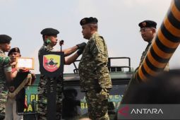 TNI AD beri Bupati Bogor Rudy Susmanto brevet kehormatan