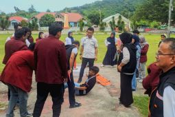 BPBD Bone Bolango gandeng mahasiswa simulasikan mitigasi bencana