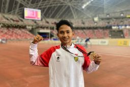 Pelari Indonesia  Yad Hapizudin raih emas pada Singapore Open 2025