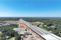 HK: Pengerjaan konstruksi tol Betung-Jambi seksi IV 80 persen