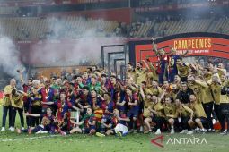 Barcelona juarai Piala Raja Spanyol usai menang dramatis atas Madrid