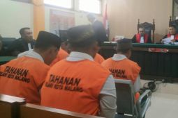 PN Malang vonis 18 dan 20 tahun delapan terdakwa pabrik narkoba