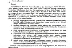 Disdik Sumsel: Kegiatan perpisahan  murid sekolah bukan bersifat wajib