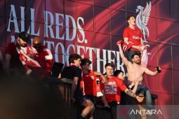 Pekan ini, Liverpool rayakan pesta juara Liga Inggris di Anfield