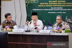 Menteri ATR tegaskan pentingnya percepatan penataan dan pemetaan pertanahan