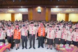 Pramuka Kwarcab Badung tutup Karya Bakti Pramuka Hari Raya Nyepi dan Idul Fitri 2025