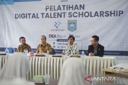 Pelajar Bangka Tengah megkuti pelatihan digital kreator