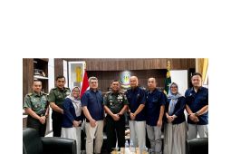 Perkuat kerja sama, Direktur UT Serang silaturahmi dengan Danrem 064/MY Banten