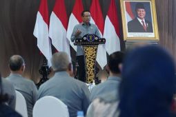 Supratman tegaskan ke pimpinan Kemenkum untuk Jaga amanah dan integritas