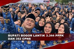 Bupati Bogor lantik 3.344 PPPK dan 352 CPNS