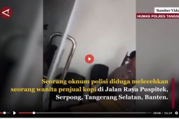 Oknum polisi di Cisauk, Tangerang diduga melecehkan wanita penjual kopi - VIDEO