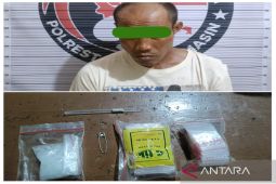 Sering transaksi sabu, rumah MR digerebek di Basirih