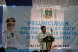 Pemprov Banten resmi luncurkan sekolah gratis di SMA/SMK/Skh swasta