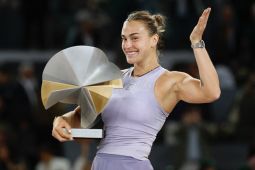 Sabalenka raih gelar Madrid ketiga