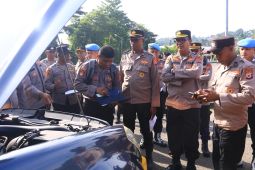 Polda Maluku lakukan pemeriksaan kendaraan dinas tingkatkan pelayanan serta penegakan hukum