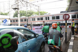 KAI Daop 1 Jakarta catat 75 kejadian kereta api tertabrak hingga Mei 2025