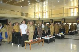 Bupati Kamarudin pimpin rakor Kades dan BPD se-Belitung Timur