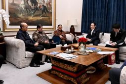 Prabowo menerima kunjungan Utusan Khusus PM Jepang Fumio Kishida