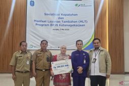 BPJS Ketenagakerjaan Pangkalpinang serahkan santunan Rp199 juta ke pegawai Disdukcapil Bangka