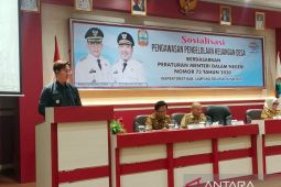 Bupati Lampung Selatan minta kades wajib transparan kelola Dana Desa