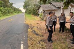 Dirlantas Polda Babel survei jalan rawan laka lantas Pangkalpinang - Mentok, ini temuannya