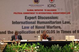 RI dorong kajian soal UNCLOS dengan hukum perang laut dan kemanusiaan