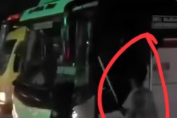 Polisi selidiki kasus perusakan bus di Tangerang