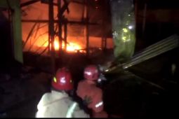 Kebakaran landa lapak pedagang Pasar Mojoduwur Jombang